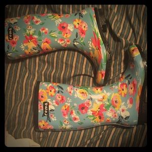 Roma rain boots (worn once)
